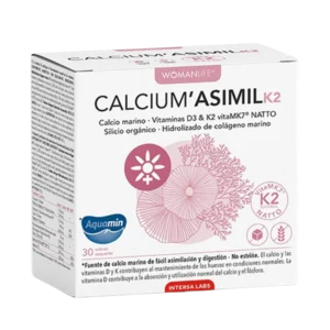 CALCIUM‘ASIMIL K2+D3 N30 maisto papildas kaulams, raumenims