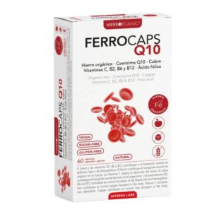 FERROCAPS su CoQ10 N60 geležies papildas su vitaminais
