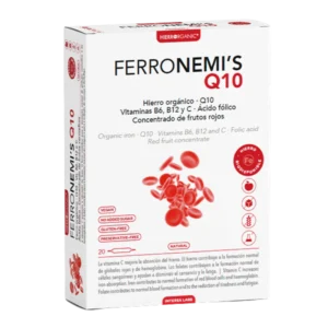 FERRONEMI'S su CoQ10 N20 geležies papildas su vitaminais