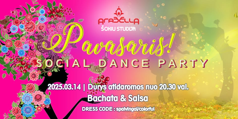 Pasitinkame pavasarį šokių ritmu | SPRING LATIN DANCE PARTY