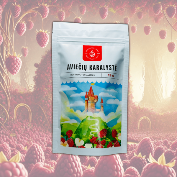 Liofilizuotos avietės