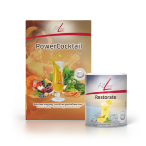 Optimalus rinkinys (PowerCocktail + Restorate Citrus indelis)