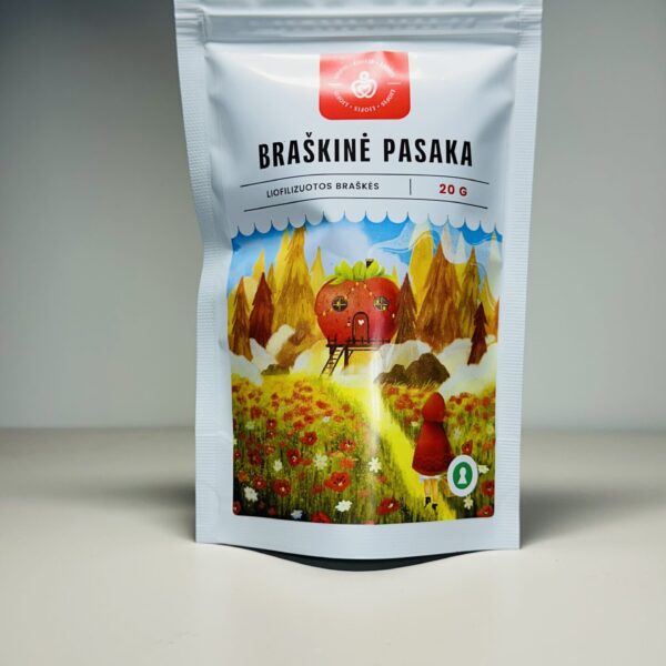 Liofilizuotos braškės