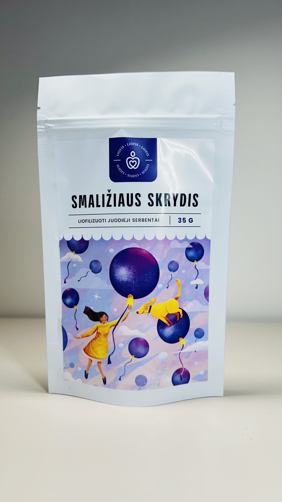 Liofilizuoti juodieji serbentai