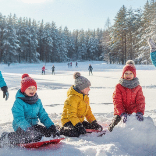 Kaip svarbu žiemą leisti aktyviai, norint gerinti vaikų psichologinę savijautą?