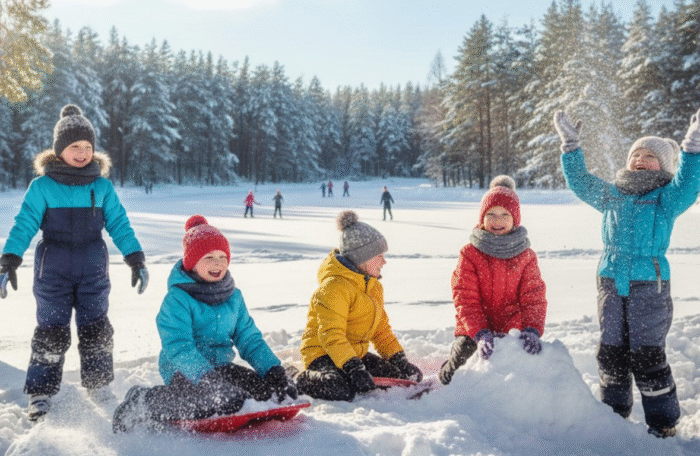 Kaip svarbu žiemą leisti aktyviai, norint gerinti vaikų psichologinę savijautą?
