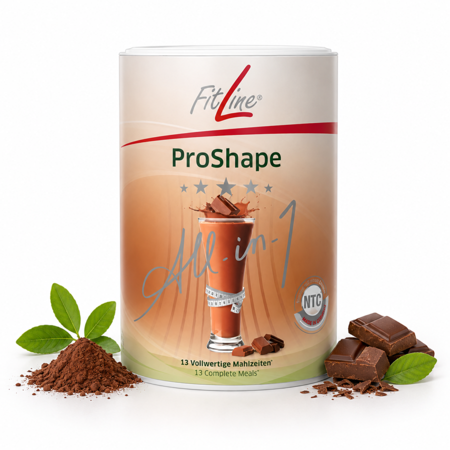 FitLine ProShape All-in-1 Šokoladas – svorio kontrolei ir visaverčiam maisto pakeitimui