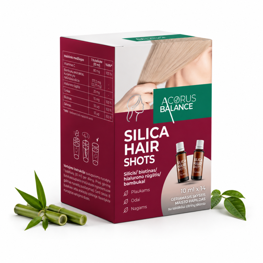 Silica hair shots, plaukams, 14 vnt.