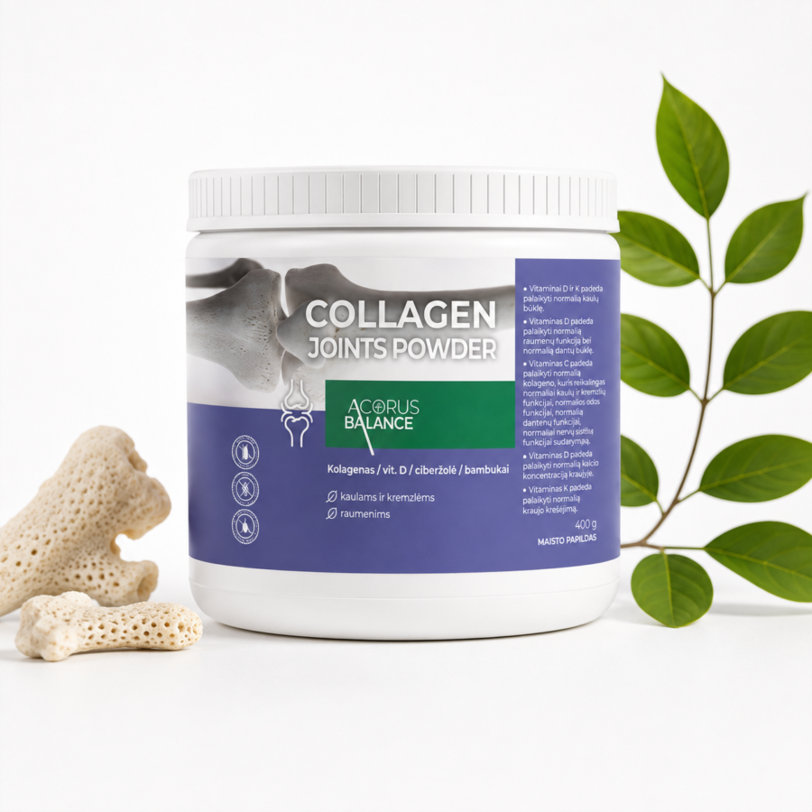 Collagen joints powder, sąnariams, Acorus Balance, 400 g