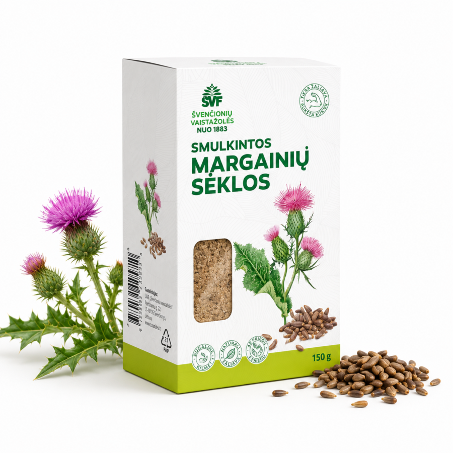 Smulkintos margainių sėklos, kepenims, Švenčionių vaistažolės, 150 g