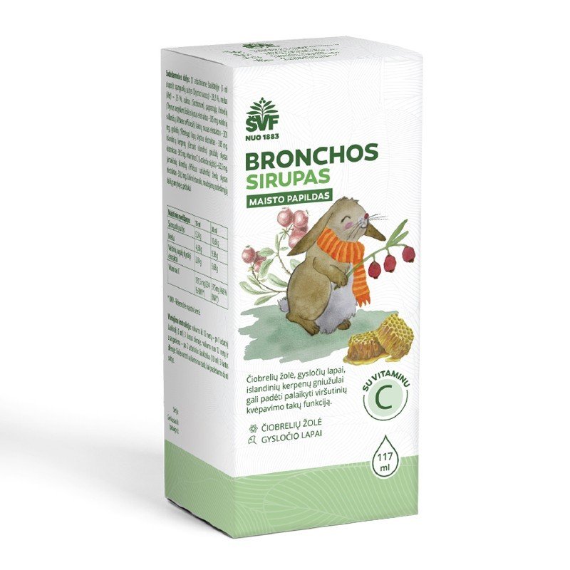 Bronchoherba geriamasis tirpalas, Švenčionių vaistažolės, 120 ml