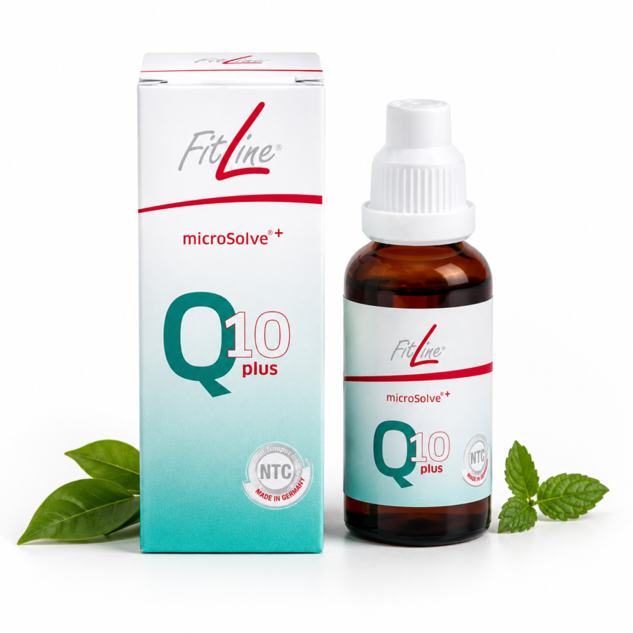 Vandenyje tirpus FitLine Q10 Plus su vitaminu E (širdžiai, kraujotakai, energijai), 30 ml