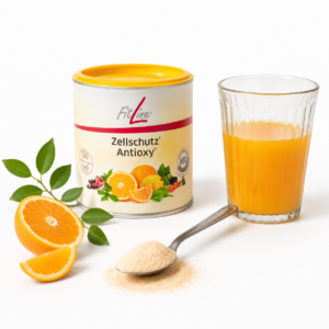 FitLine apelsinų skonio antioksidantas (Zellschutz), 2 mėnesių kursui