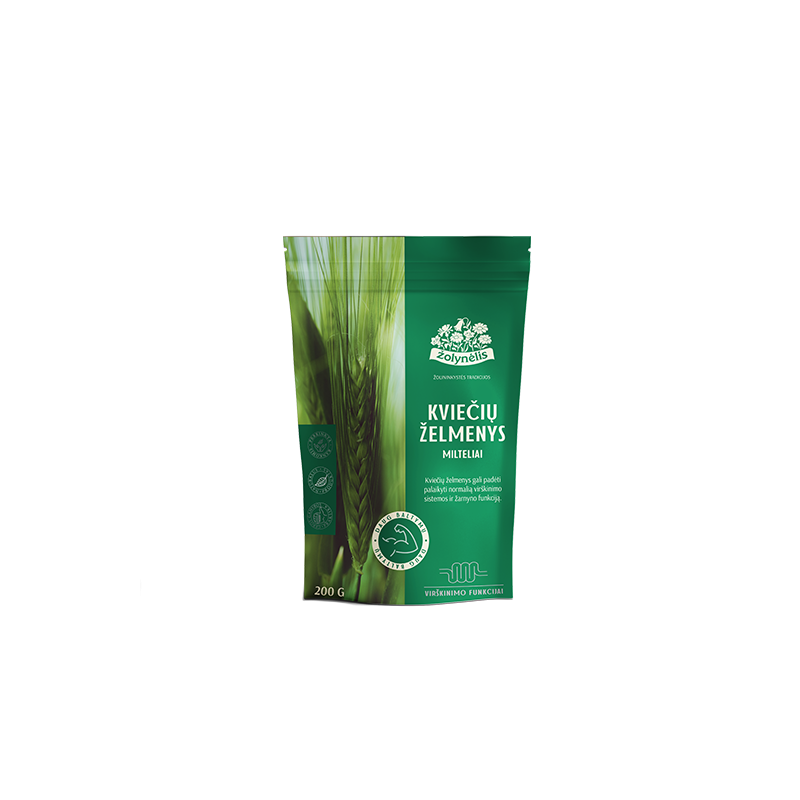 Kviečių želmenų milteliai, Žolynėlis, 200 g