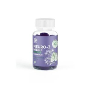 NEURO-3 miegui guminukai su melatoninu, Švenčionių vaistažolės, 60 vnt.