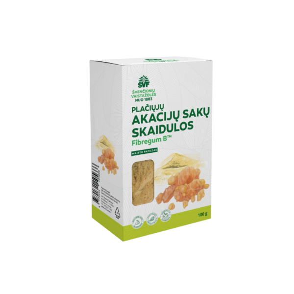 Plačiųjų akacijų sakų skaidulos Fibregum B™, Švenčionių vaistažolės, 100 g