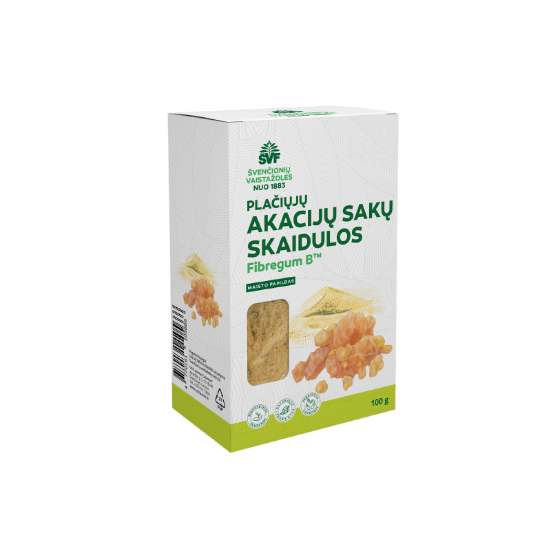 Plačiųjų akacijų sakų skaidulos Fibregum B™, Švenčionių vaistažolės, 100 g