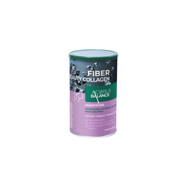 Fiber beauty collagen skaidulos, odai, plaukams, nagams, Acorus Balance, 200 g