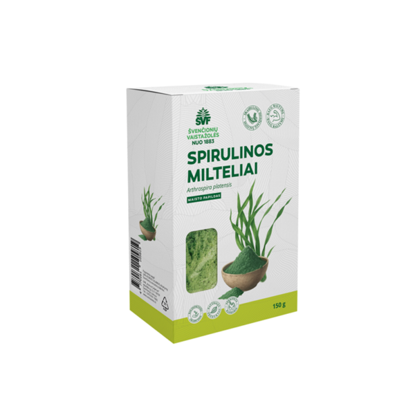 Spirulinos milteliai, Švenčionių vaistažolės, 150 g
