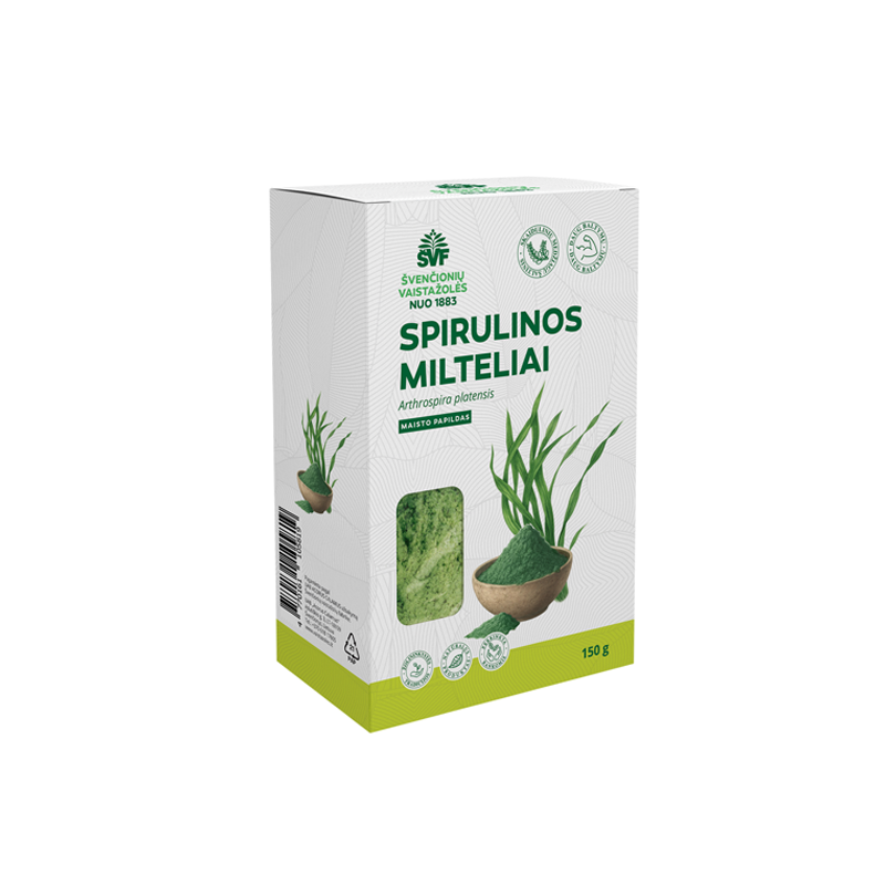 Spirulinos milteliai, Švenčionių vaistažolės, 150 g