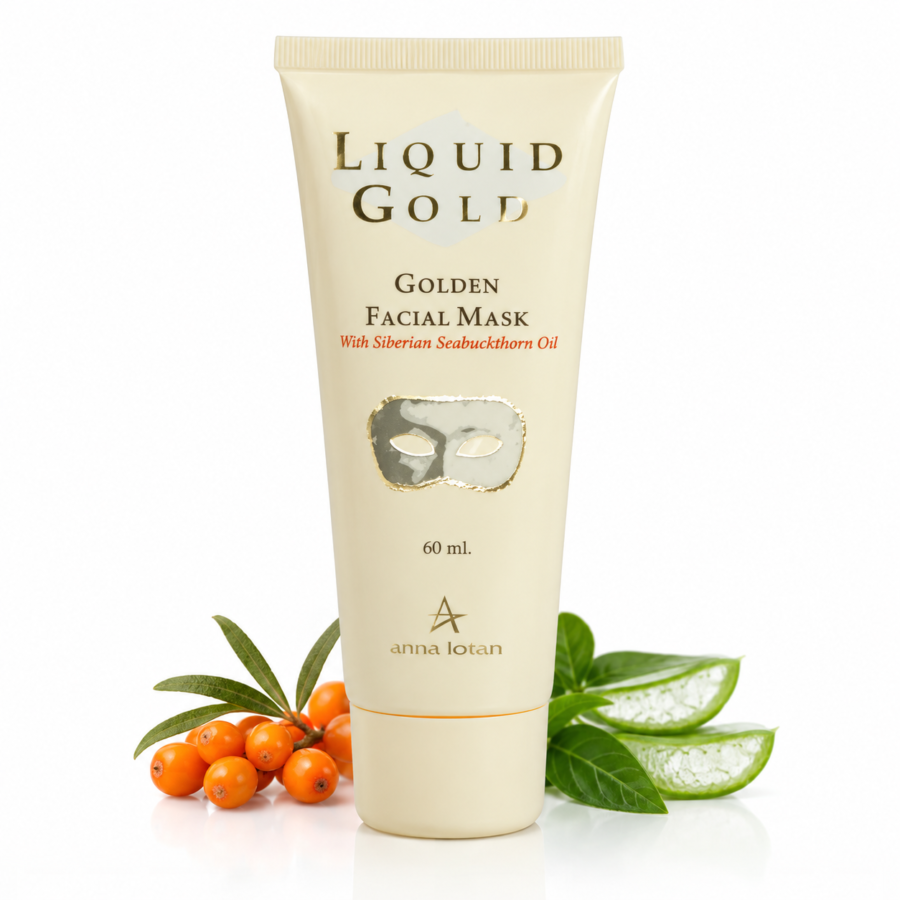 Anna Lotan Liquid Gold auksinė veido kaukė 60 ml