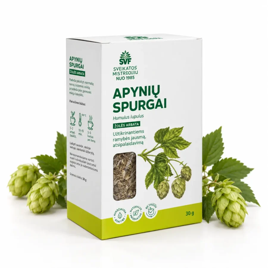 Apynių spurgai, žolelių arbata, Švenčionių vaistažolės