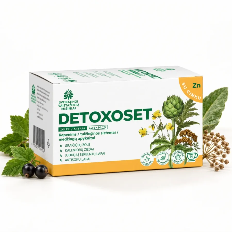 Detoxoset žolelių arbata, Švenčionių vaistažolės