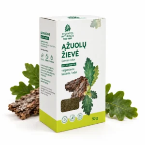 Ąžuolų žievės arbata kvėpavimo takams ir odai, 50 g