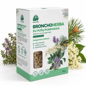 Bronchoherba žolelių arbata su pušų pumpurais, 50 g