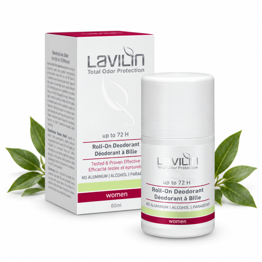 Hlavin Lavilin TOP 72 valandų suvyniojamas dezodorantas WOMEN be aliuminio / be alkoholio / be parabenų 80 ml