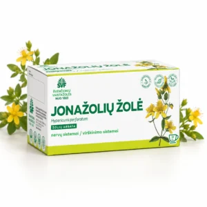 Jonažolių žolės arbata nervų ir virškinimo sistemai, 24 pakeliai