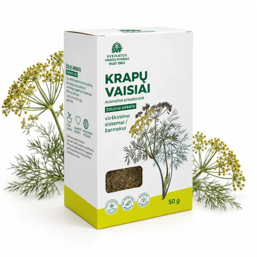 Krapų vaisių arbata virškinimui ir laktacijai, 50 g