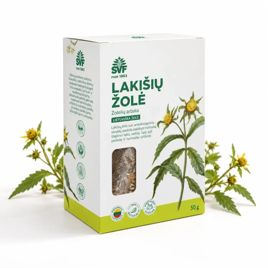 Lakišių žolės arbata odos būklei, 50 g
