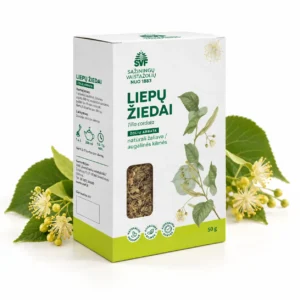 Liepų žiedų arbata imuninei sistemai ir kvėpavimo takams, 50 g