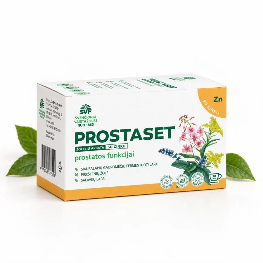 Prostaset su cinku, Švenčionių vaistažolių arbata, 20 pakelių