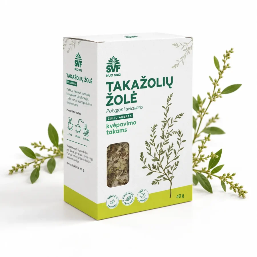 Takažolių žolės arbata kvėpavimo takams, 40 g