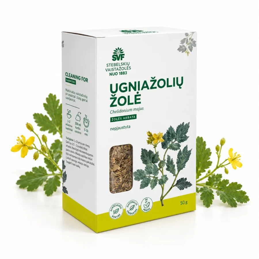 Ugniažolių žolės arbata kepenims, 50 g