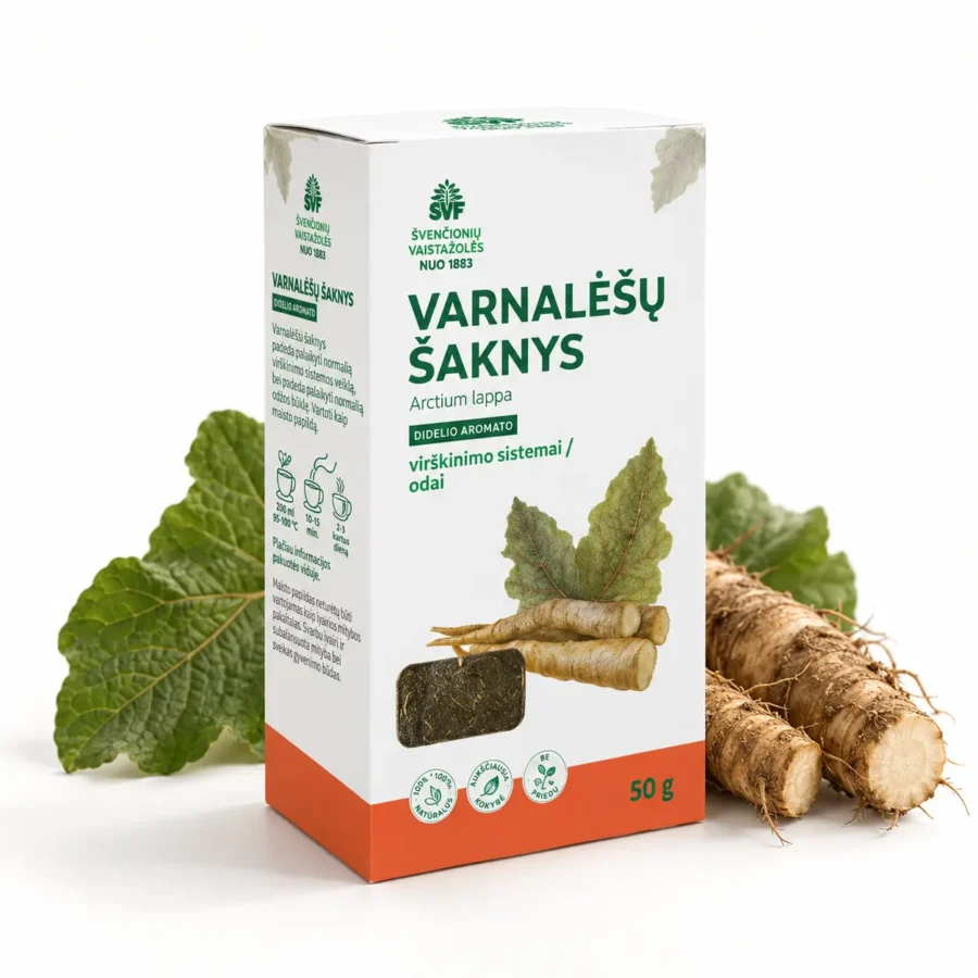 Varnalėšų šaknų žolelių arbata, 50 g